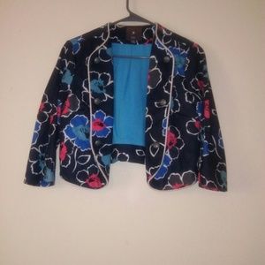 Forever 21 XXI Medium 3/4 Sleeve Quilted B…